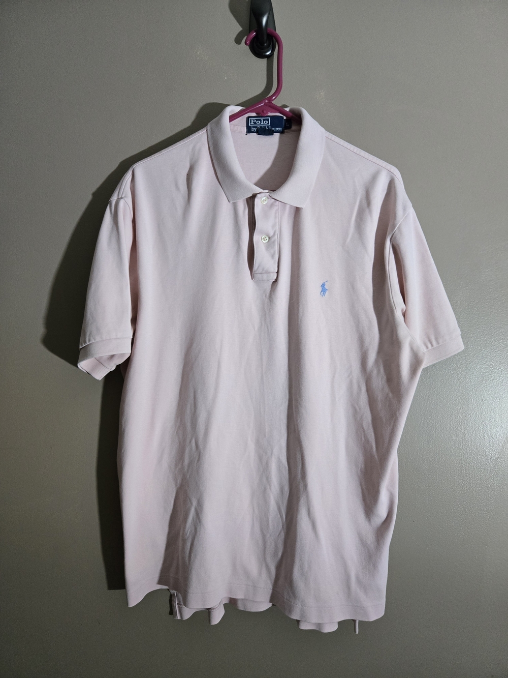 Polo Ralph Lauren Men's Pink Short Sleeve Polo L
